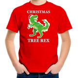 Bellatio Decorations - Kerstshirt - Rood - 100% Katoen
