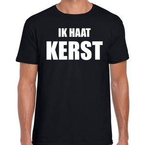 Fout Kerst shirt t-shirt - Ik haat Kerst - zwart voor heren - Kerstkleding Kerst outfit