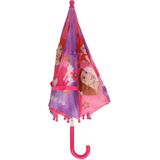 Disney Princess paraplu roze/lila voor kinderen 65 cm - Disney paraplu - Regenkleding/regenaccessoires