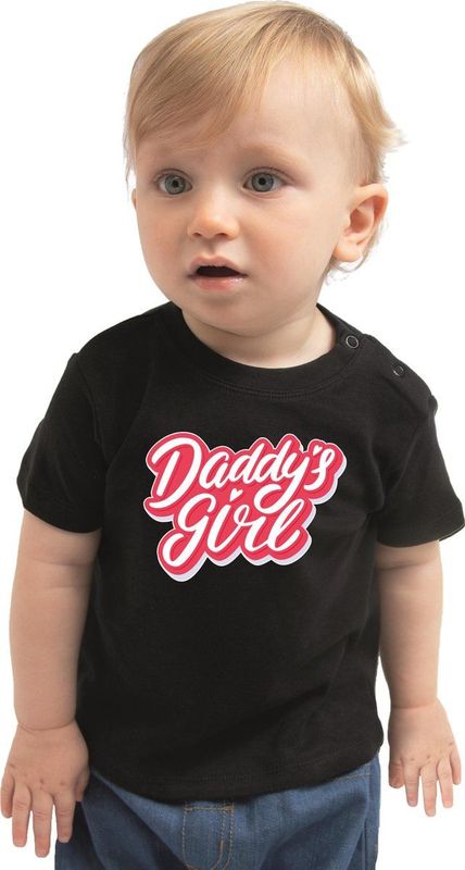 Kleding - T-shirt - Zwart - Katoen - DADDY'S GIRL