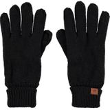 Zwarte gebreide handschoenen voor kinderen - One size - Warme fleece voering handschoenen voor jongens/meisjes