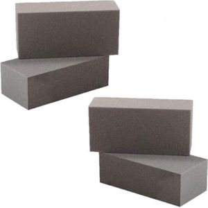 Rayher Rechthoekig steekschuim/oase - nat - grijs - 23 x 11 x 7 cm - bloemisten steekschuim