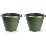 Bloempot - Groen - Keramiek