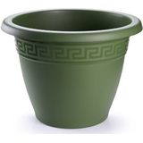 PlasticForte - Bloempot - Donkergroen - Kunststof - Diameter 50 cm