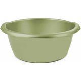 Groene afwasbak/afwasteil rond 15 liter 42 cm - Afwassen - Schoonmaken