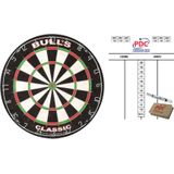 Dartbord Bulls The Classic 45 cm met scorebord met marker en wisser 45x30 cm