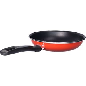Aluminium professionele rode koekenpan Merida met anti-aanbak laag 26 cm - Hapjespannen