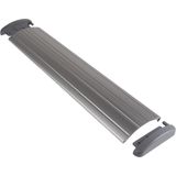 Brievenbus klep/tochtklep zilver 34 x 7 cm - aluminium - Isolatie - Brievenbuskleppen - Tochtwering