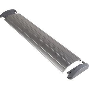 Brievenbus klep/tochtklep zilver 34 x 7 cm - aluminium - Isolatie - Brievenbuskleppen - Tochtwering