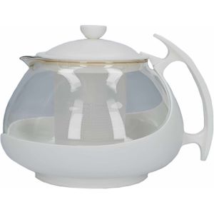 French press koffiemaker/percolator/ cafetiere glas - Koffie zetter met filter - 700 ml - Camping koffiezetters