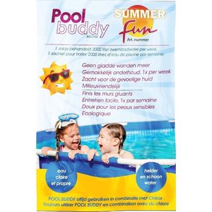 5x Sachet Pool Buddy anti gladde zwembadwanden en bodem - Hygiënisch zwembadwater onderhoudsmiddelen