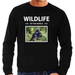 Bellatio Decorations - Hoodie - Zwart - Katoen - Wildlife of the World