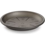 Forte Plastics - Bloempotten - Antraciet - Kunststof - 2x 30 cm Rond