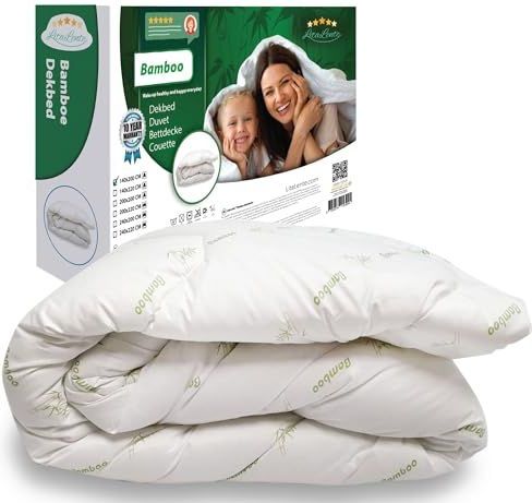 BIO Bamboe Dekbed Anti allergisch 100% wasbare verkoelend vochtregulerend