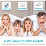 Matrasbeschermer - Wit - Polyester