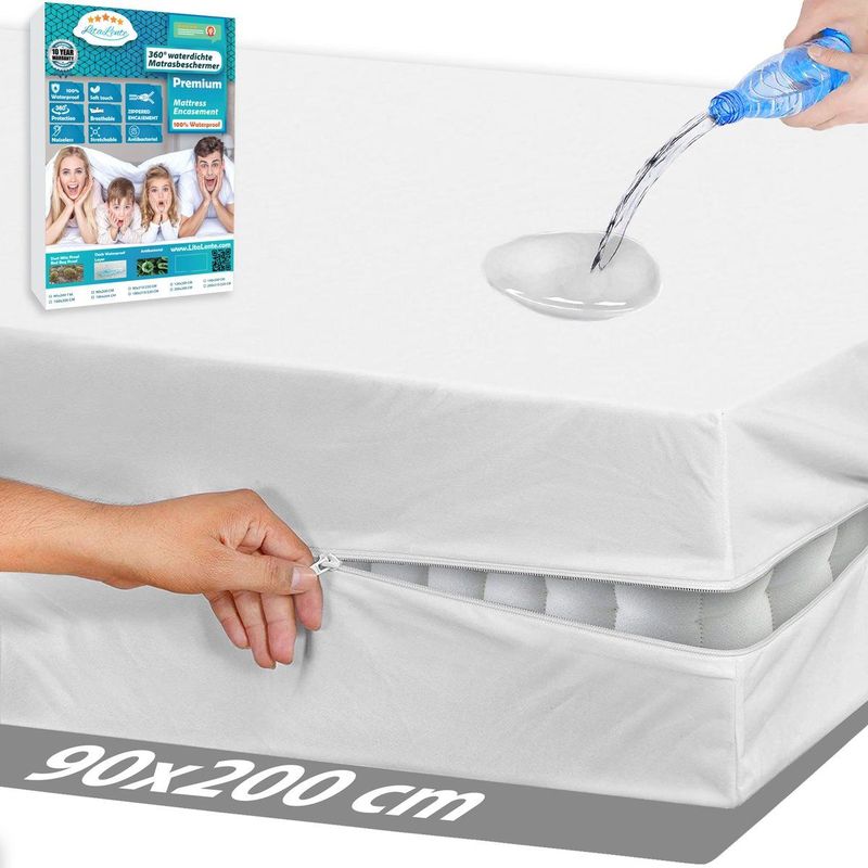 Matrasbeschermer - Wit - Polyester