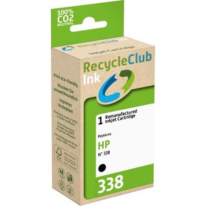 RecycleClub Cartridge compatibel met HP 338 Zwart K20216RC