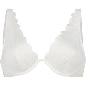 Hunkemöller - Scallop - Bikinitop - Wit - Niet-voorgevormd met Beugel
