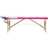 vidaXL-Massagetafel-inklapbaar-3-zones-hout-wit-en-roze