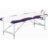 vidaXL-Massagetafel-inklapbaar-2-zones-aluminium-wit-en-paars