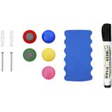 vidaXL Magnetisches Whiteboard Weiß 90 x 60 cm Stahl