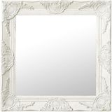 VidaXL-Wandspiegel-barok-stijl-50x50-cm-wit