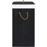 Bamboe Wasmand - Naturel - Geweven Stof - Uitneembare Voering