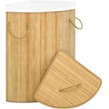 Bamboe Wasmand - Decoratief - Uitneembare Voering - Handvatten - Grote Inhoud