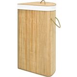 Bamboe Wasmand - Decoratief - Uitneembare Voering - Handvatten - Grote Inhoud