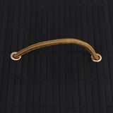 vidaXL - Opbergboxen - Zwart - Bamboe en Weven Stof - Set van 4