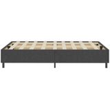 vidaXL - Boxspring - stof - donkergrijs - 120x200 - cm