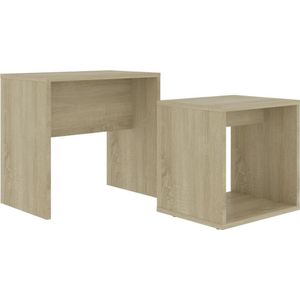 vidaXL-Salontafelset-48x30x45-cm-spaanplaat-sonoma-eikenkleurig