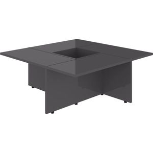 vidaXL-Salontafel-79,5x79,5x30-cm-spaanplaat-hoogglans-grijs