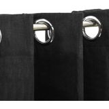 vidaXL Gordijnen - Verduisterend - Antraciet - 100% Polyester - 2 Stuks