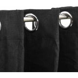 Gordijnen - Antraciet - 100% Polyester - Verduisterend