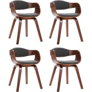 vidaXL-Eetkamerstoelen-4-st-gebogen-hout-en-stof-grijs