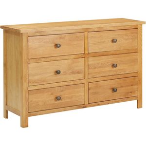 VidaXL Ladekast 105x33,5x73 cm Massief Eikenhout