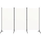 vidaXL Kamerscherm - 3 Panelen - Wit - Stof - Inklapbaar Design