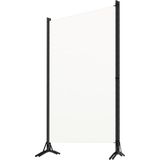 vidaXL Kamerscherm - 3 Panelen - Wit - Stof - Inklapbaar Design