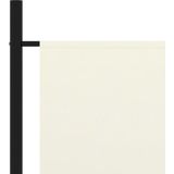 vidaXL Kamerscherm - 3 Panelen - Wit - Stof - Inklapbaar Design