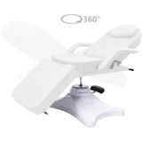 vidaXL Massagetafel - Wit - PVC, IJzer, Multiplex