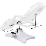 vidaXL Massagetafel - Wit - PVC, IJzer, Multiplex