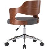 vidaXL-Eetkamerstoelen-4-st-draaibaar-gebogen-hout-en-stof-grijs