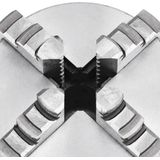 vidaXL 4-Backen-Drehfutter Selbstzentrierend 100 mm Stahl