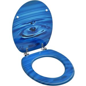 VidaXL-Toiletbril-met-deksel-waterdruppel-MDF-blauw