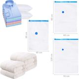 vidaXL - Vacuümopbergzakken - Transparant en Blauw - 20 stuks - 60x40 cm