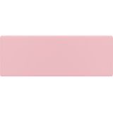 vidaXL - Wastafel - met - overloop - vierkant - 41x41 - cm - keramiek - matroze