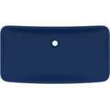 VidaXL-Wastafel-rechthoekig-71x38-cm-keramiek-mat-donkerblauw
