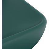 VidaXL-Wastafel-rechthoekig-71x38-cm-keramiek-mat-donkergroen