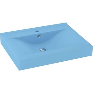 VidaXL-Wastafel-met-kraangat-60x46-cm-keramiek-mat-lichtblauw
